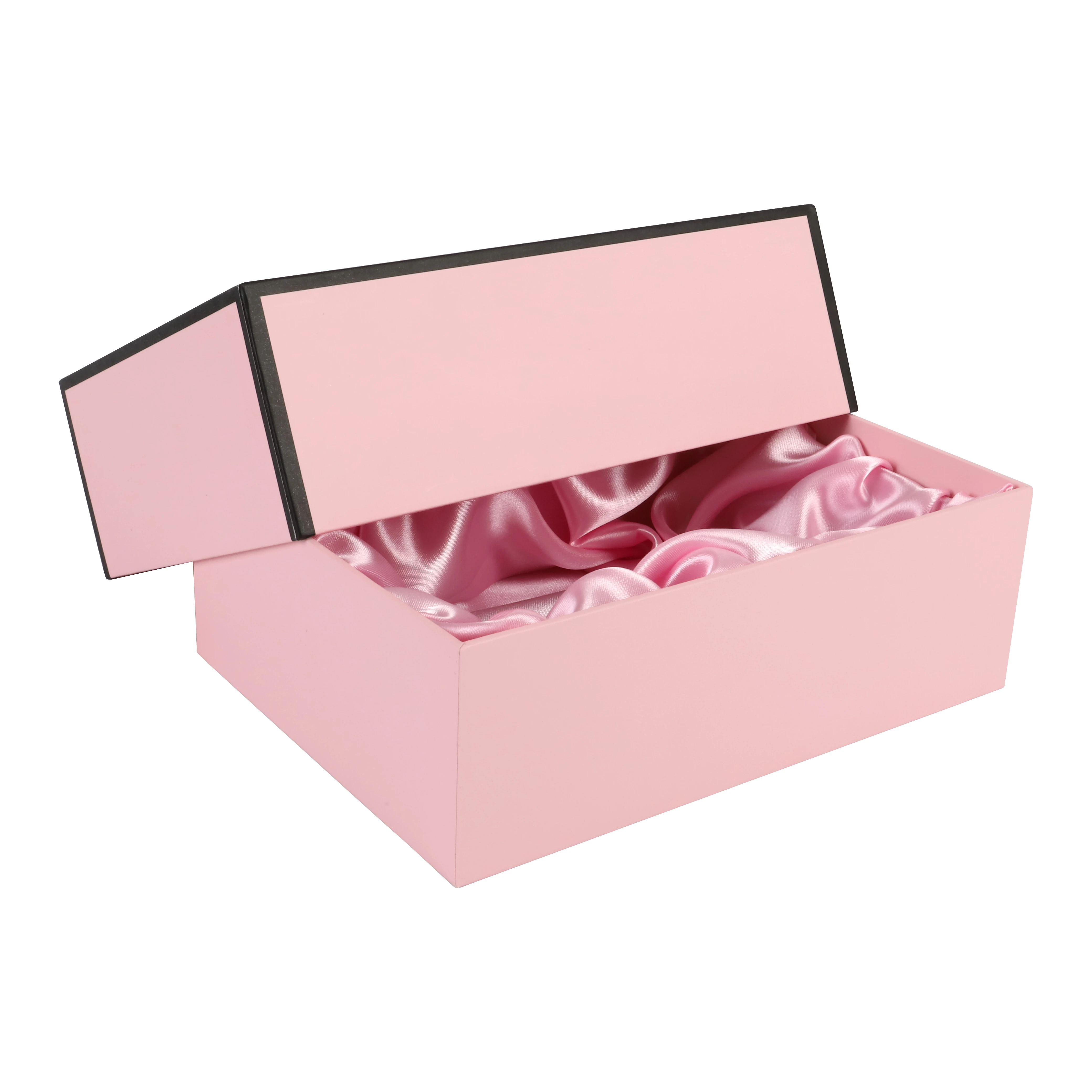 Custom Handmade Hair Extension Bundle Packaging Gift Box With Satin Lining