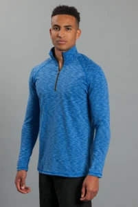 Custom high quality mens sweat shirts quarter zipper collar fitted sweatshirt