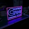 Custom Made 3D Decorative LED flexible Neon Letters Light Signs Wedding Sign