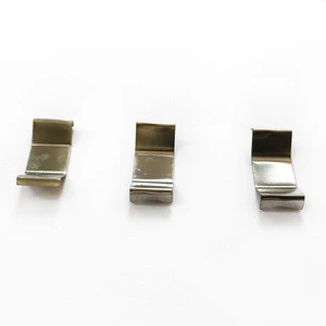 Custom Made Flat Stamping L-type Steel Springs Clips