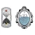 Import Custom Manufacturer Supplier Metal Badge Moon Hourglass Drift bottle Mirror Soft Enamel Lapel Pin from China