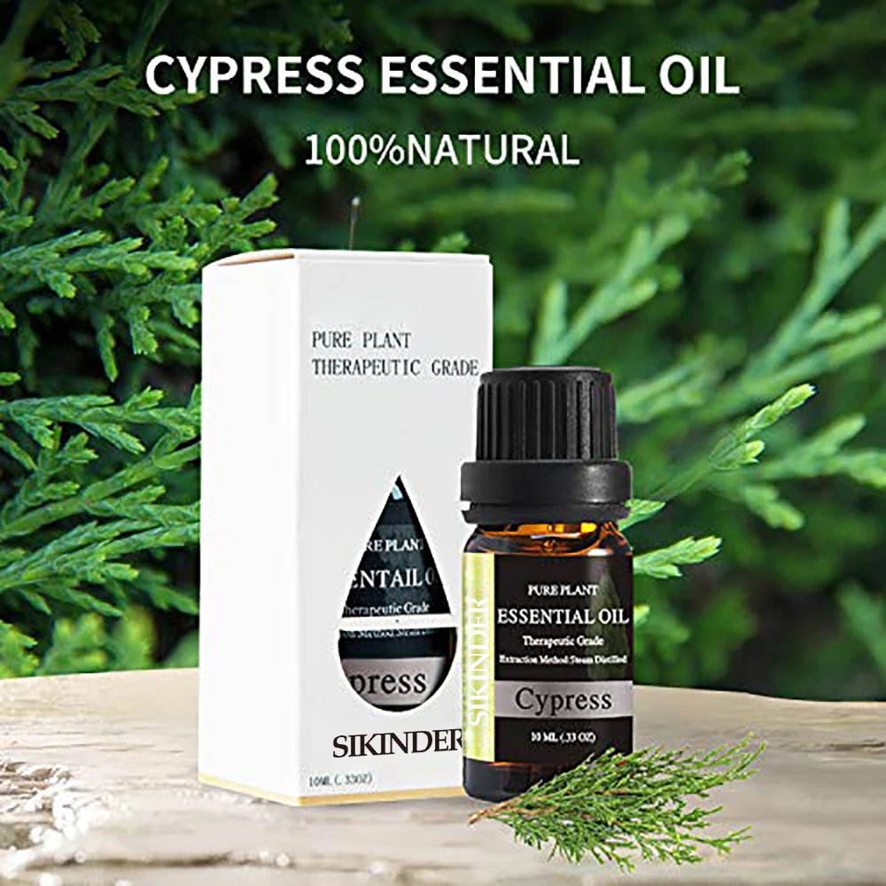 Custom packaging natural aceite esencial plant cypress oil price
