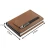 Import Custom RFID-Blocking Slim Mens PU Leather Wallet Case with Metal ID Card Holder and Secure Closure from China