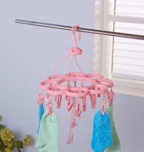 Custom sock plastic hangers round hanger clip hanger for clothes