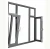Import Customizable design aluminium frame casement window prices from China