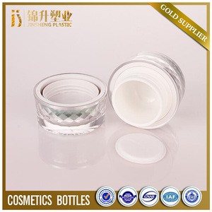 Customizable eco-friendly plastic high quality cosmetic face cream jars
