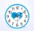 Import Customize logo/ dial 12 inch promotion plastic wall clock cheap clock from China