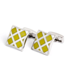 Customized Crazy Selling hot-sale enameled best cufflinks