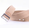 Customized High Quality Fabric Woven Waist Belt Big Mens Large Size Belts