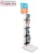 Import Customized POP POS floor metal shoes store display racks with PVC graphic panel from China