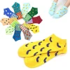 Cute Fruit Patterned Short Cartoon Socks Women Art Print Cotton Socks Kawaii Summer Funny Ankle Socks Low Hosiery