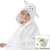 Import Cute Lamb Face Design Organic Bamboo Baby Hooded Towel from China