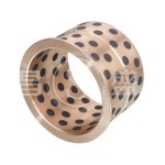 CuZn25Al5 Cast Bronze Bearings with Graphite Plugs JDB Metallic Self-lubricating Bearing Solid Brass Copper Sleeve Bushing