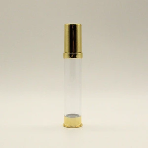 cylinder polish gross golden color 5ml 8ml 10/12ml/15ml airless cosmetic bottle lotion bottle airless pump bottle eye cream jar