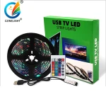 Czinelight Quality 30leds/m Tv Led Strip 5V USB LED Strip 5050 TV Backlight RGB LED Strip Adhesive Tape IP20 IP65