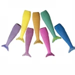 D-266 TPR 14 Cm Mermaid Tail Toy Accessories Hollow Empty Stomach Part