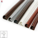 D 8x5x3.8mm Rubber Strip Door Seal Extruded Silicone PVC TPE Weatherstrips Wooden Door Window Frame Groove Caulk Seal Soundproof