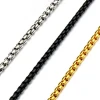 DAICY jewelry custom cheap high quality wholesale top quality mens 18k gold stainless steel ball chain necklace jewelry