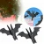 Import Daily Use Black Bat Shaped Halloween Party Decor Home Clothes Wood Hanging Pegs from China