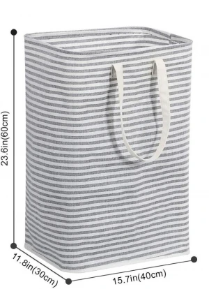 Daily use for unisex laundry basket with handles cotton laundry storage bag