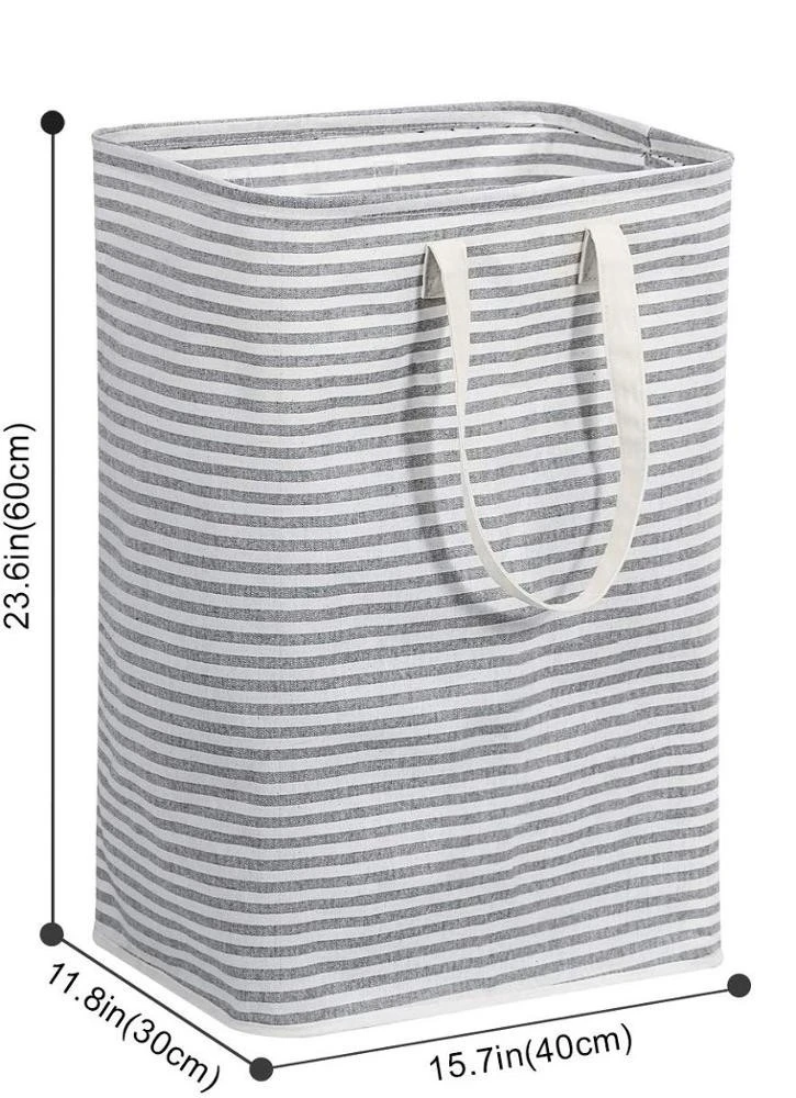 Daily use for unisex laundry basket with handles cotton laundry storage bag