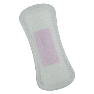 Daily use individually wrapped breathable organic cotton lady panty liners