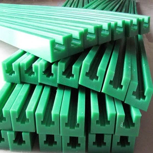 Decorative linear guide has good self lubricating and wear resistant conveyor guide rail