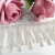 Import Decorative Shiny Tassel Metallic Silver Long Fringe Rhinestone Bridal Lace Trim decoration for dresses from China