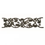Decorative wrought iron flower leaves metal for wall gate fence