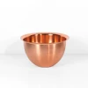 Deep Coppers Bowls can be useful for mixing ingredients and is highly resistant to corrosion