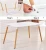 Import Design Modern Dining Chairs White Set of 4 Solid Wooden Legs Comfy Table And Chair Set from China