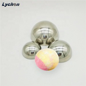 Diameter 63mm Metal Half Bath Molds Per Set of Lush Bath Bombs steel half sphere