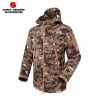 Digital woodland shark skin soft shell jacket tactical army jacket