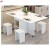 Import dinning room furniture wood foldable dinning table set 4 seaters from China