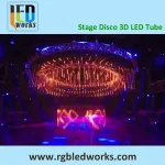 Disco club sound to light dmx rgb vertical tube dmx512 addressable