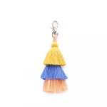Diy handcraft creative pendant ethnic style pendant fashion bag pendant cotton thread tassel key chain accessories