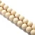 Import DIY home christmas decor natural wood bead garland with tassels from China