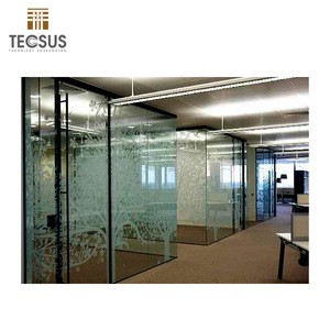 DIY Office decorative Glass Wall Partition