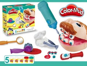 Doctor Set Color-Mud Dentist Play Toys