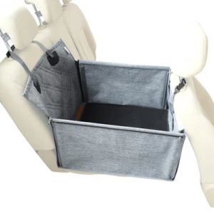 Dog Back Seat Cover Protector , Pet Car Backseat Protection Basket Carrier