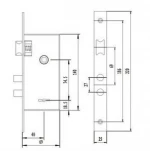 door lock parts price, mortise lock body