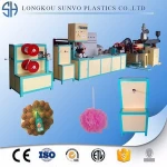 Double Extruder Heads Polyethylene Knotless Net Making Machine
