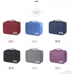 Double Layers Travel Data cable Organizer Electronics Accessories Carry Bag Oxford Digital Storage Bags