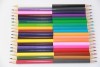Double side color pencil 12pcs/24colors