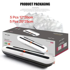 Dropshipping Fully Automatic Vacuum Sealer Cutter and Starter Kit Rolls For Vaccum Sealing Dry Moist Mode