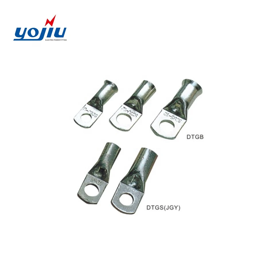 DTGS(JGY) series electric wire crimp type tin plated copper cable terminal lug