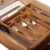 Import Durable wooden ktichenware custom logo household kitchen storage bamboo cutlery tray from China
