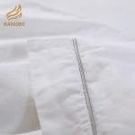 Duvet cover luxury white 100% cotton duvet cover