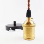 E27 Vintage Edison Lamp Socket Screw Bulb Base Lamp Copper Light Holder Industrial Retro Fitting Deco Soquete Lampara Fixture