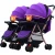 Import Easy Folding Double Twin Stroller /Two Seat Baby Cart/Twin Pushchair Lightweight from China